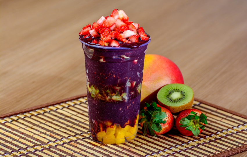 taro acai smoothie
