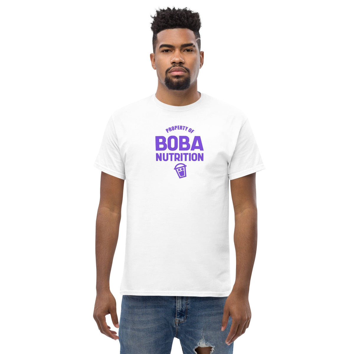 Men&#39;s Property of Boba Nutrition T-Shirt Boba Nutrition