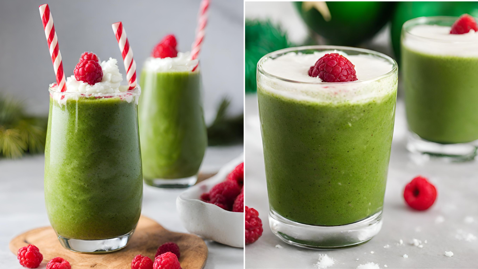 Green Grinch Protein Shake - Boba Nutrition