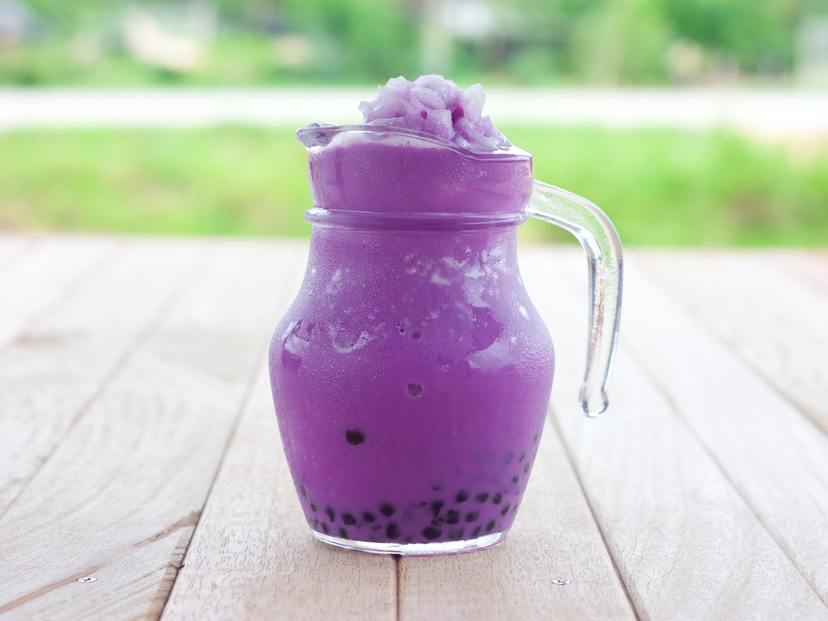 Taro Bubble Tea Protein Smoothie Recipe