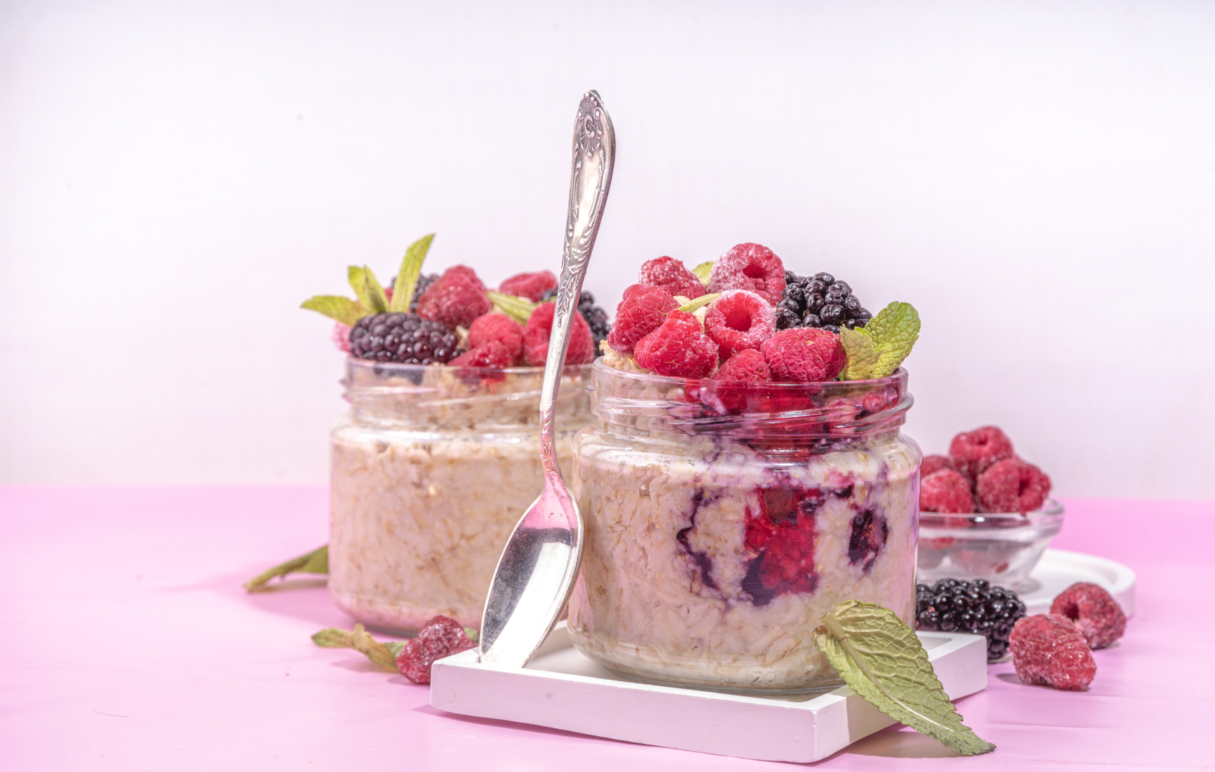 Taro Protein Overnight Oats