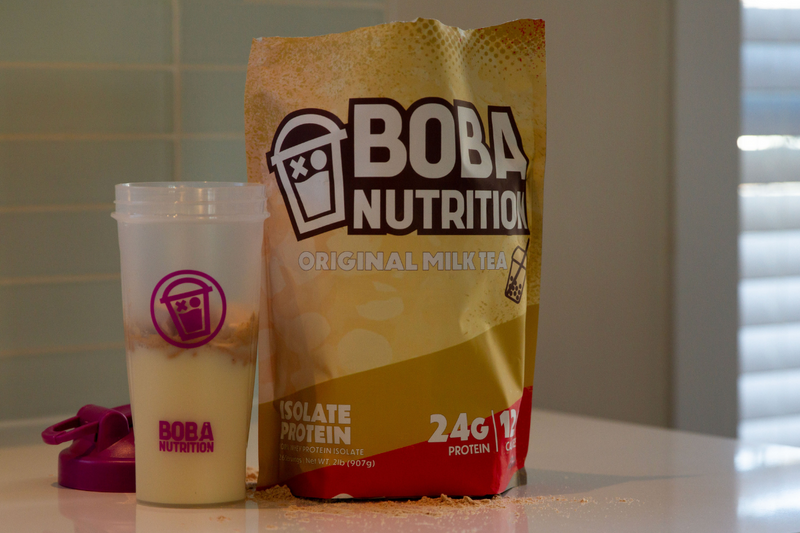 Recipe for Original Milk Tea Protein Powder Boba Nutrition
