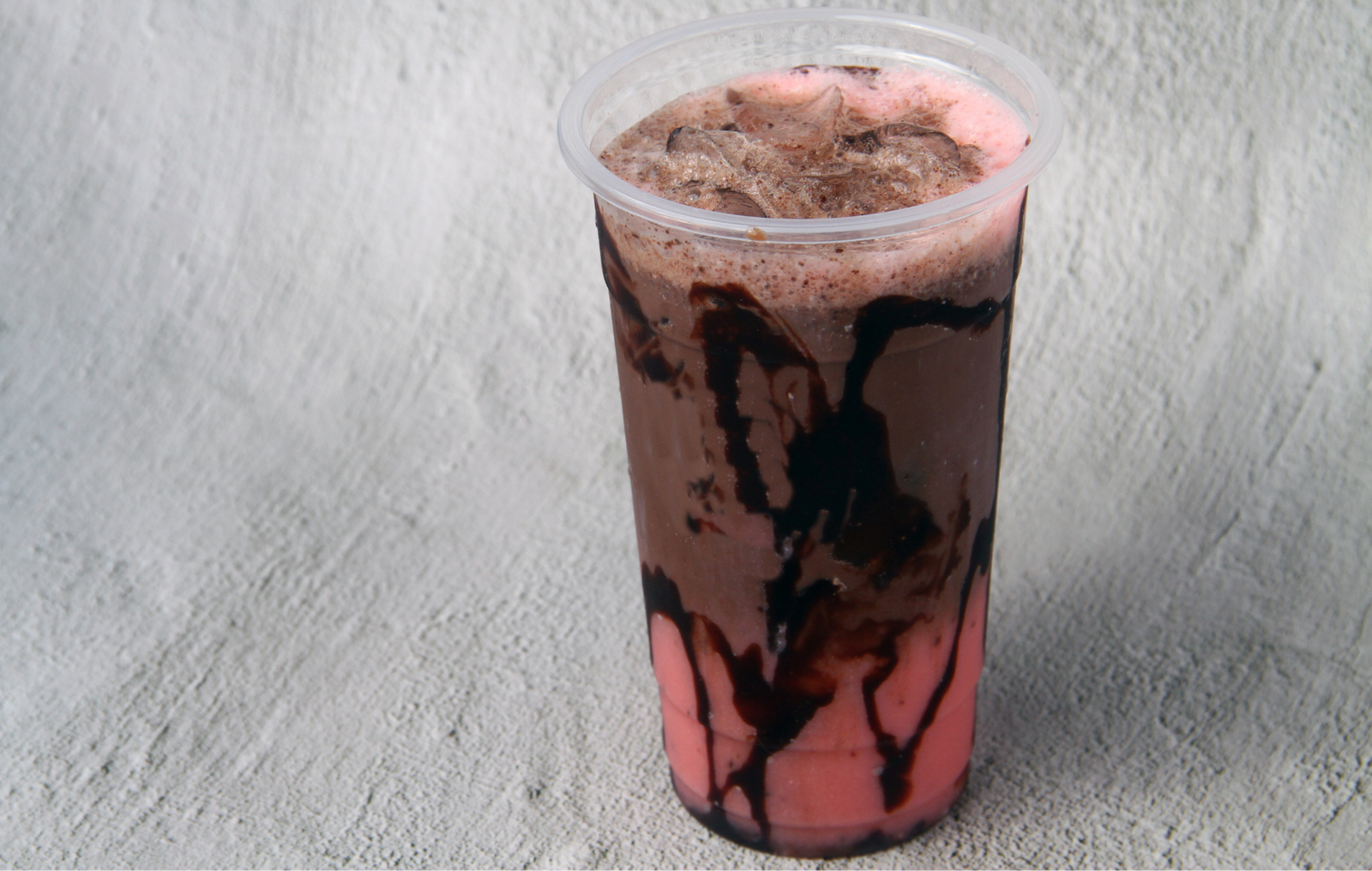 Boba Chocolate Dragonfruit shake