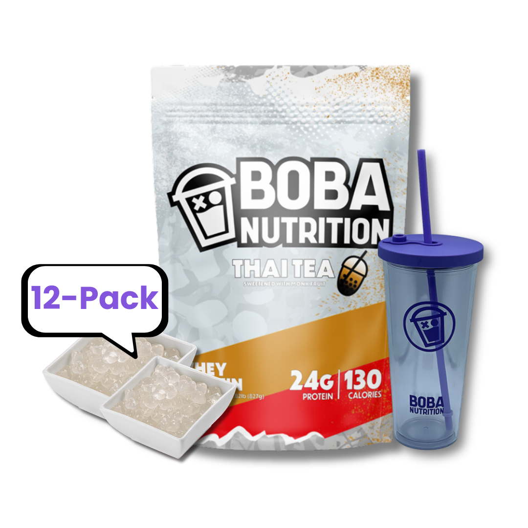 thai tea boba protein powder