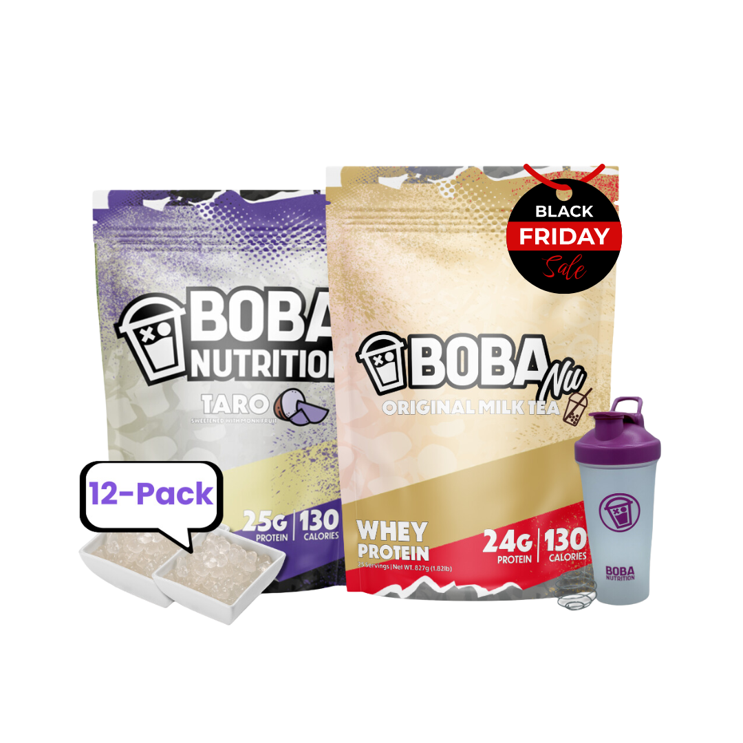 Classic Taro &amp; Tea Boba Kit Duo