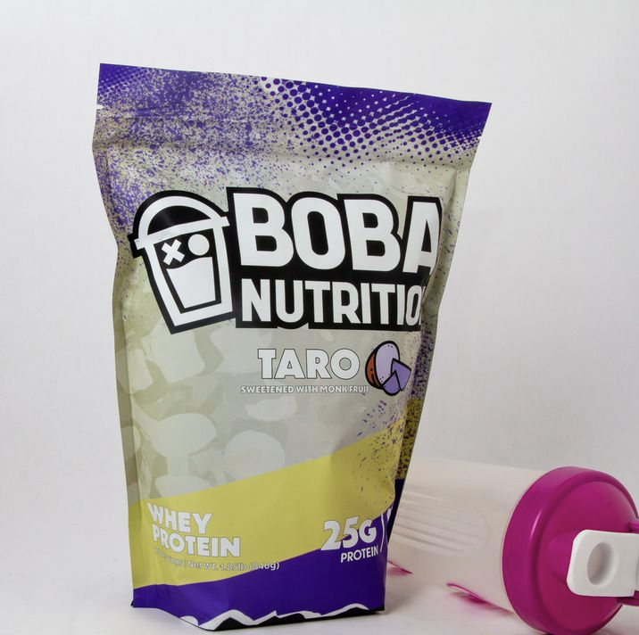 taro boba protein