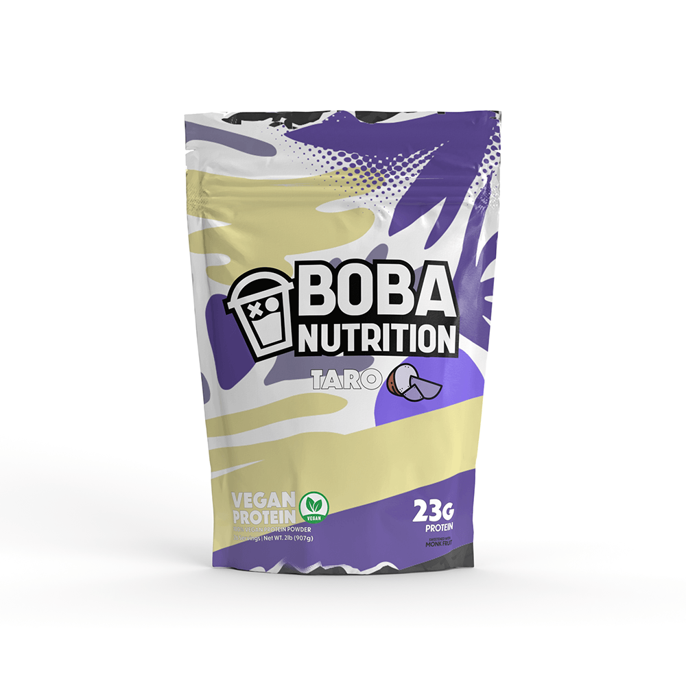 Vegan Taro Protein Powder Boba Nutrition