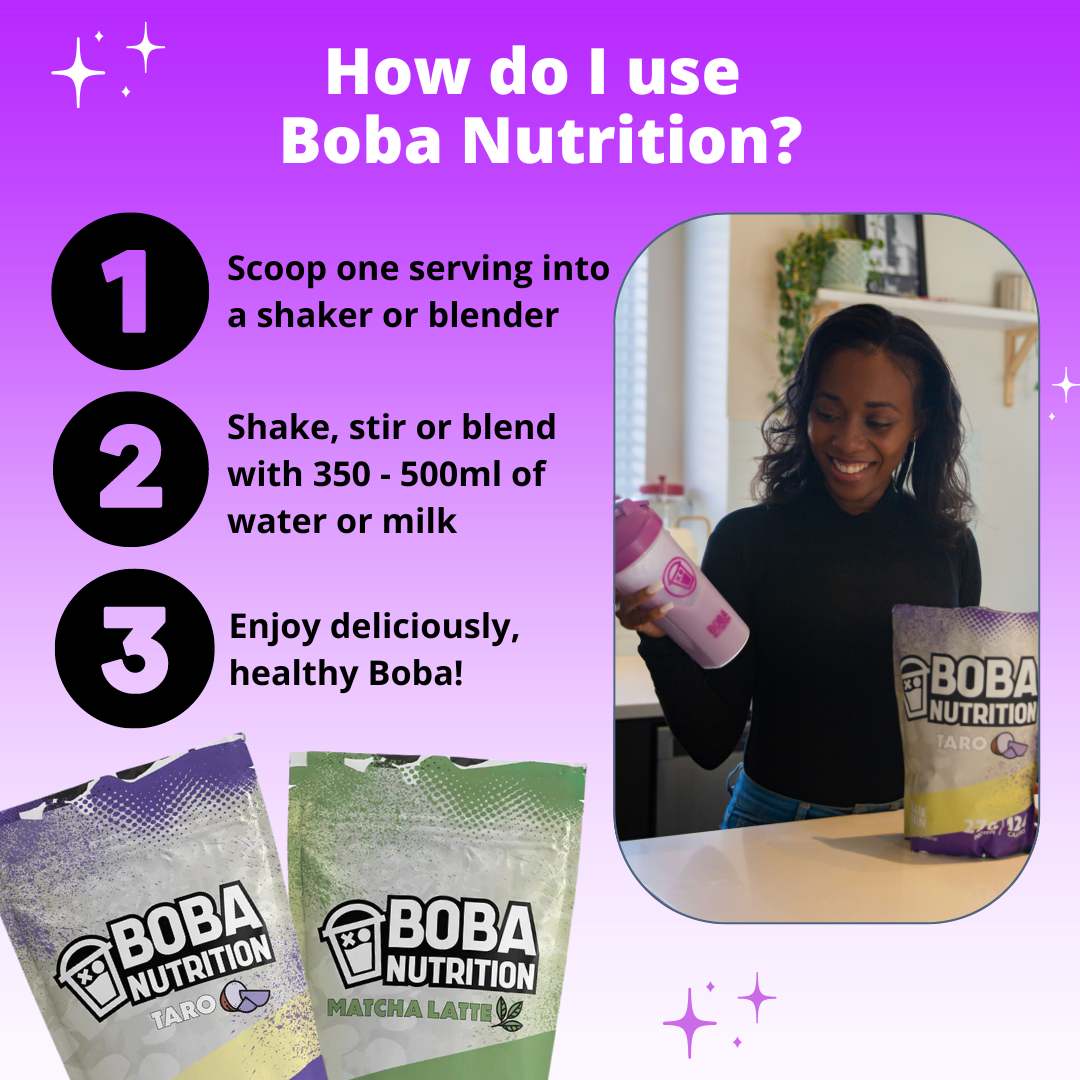 Original Milk Tea Protein Powder Boba Nutrition