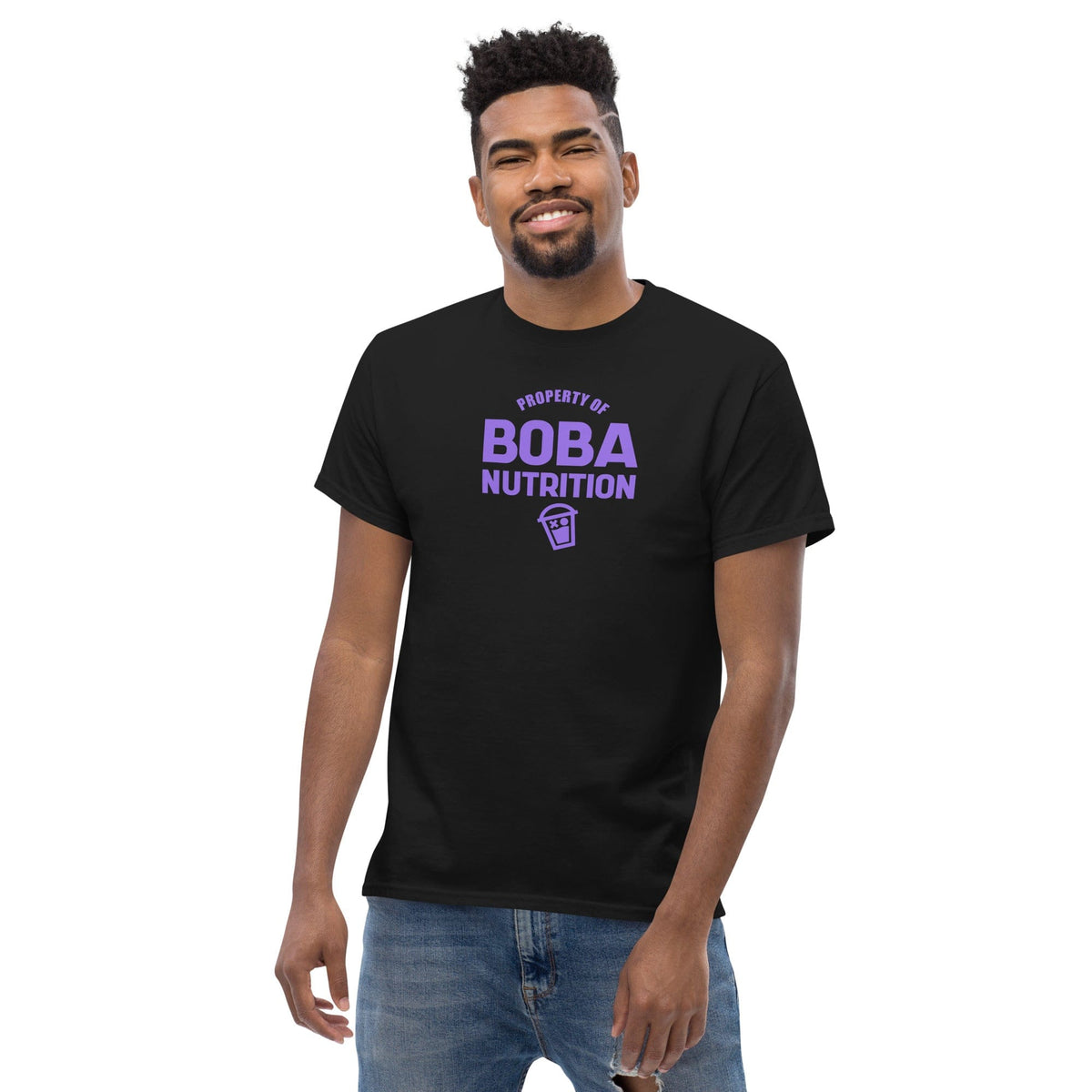 Men&#39;s Property of Boba Nutrition T-Shirt Boba Nutrition