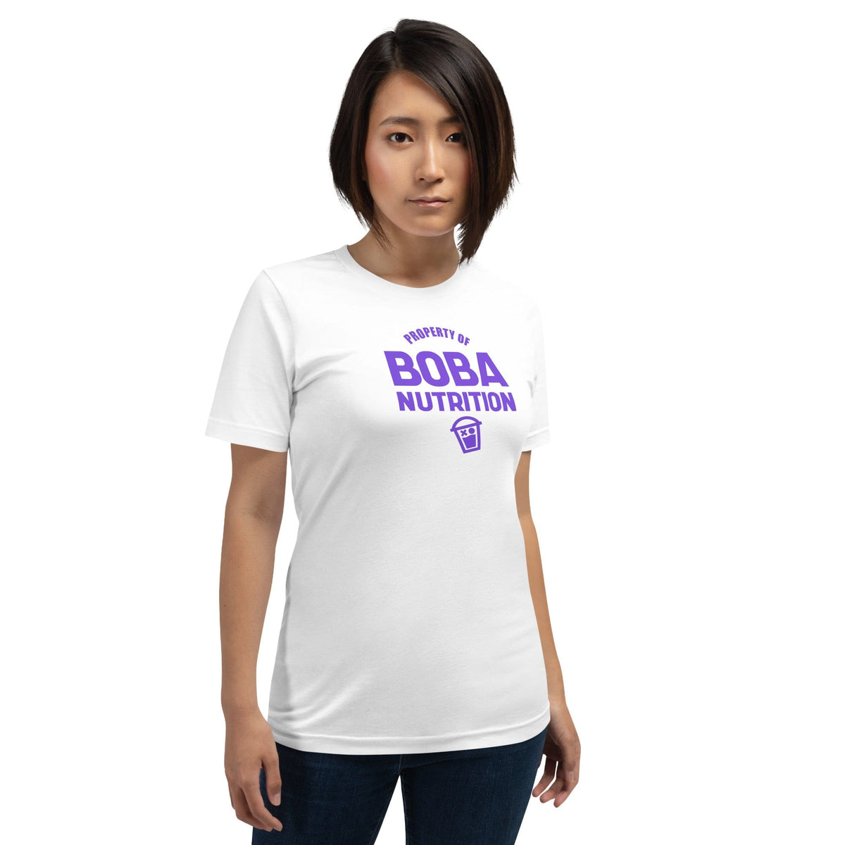 Women&#39;s Property of Boba Nutrition t-shirt Boba Nutrition c