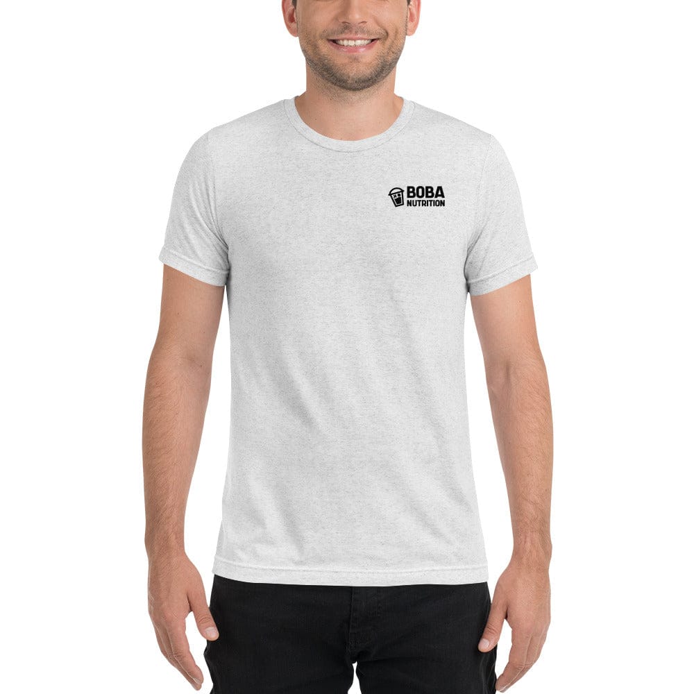 Boba Nutrition Tri-Blend Logo Shirt Boba Nutrition