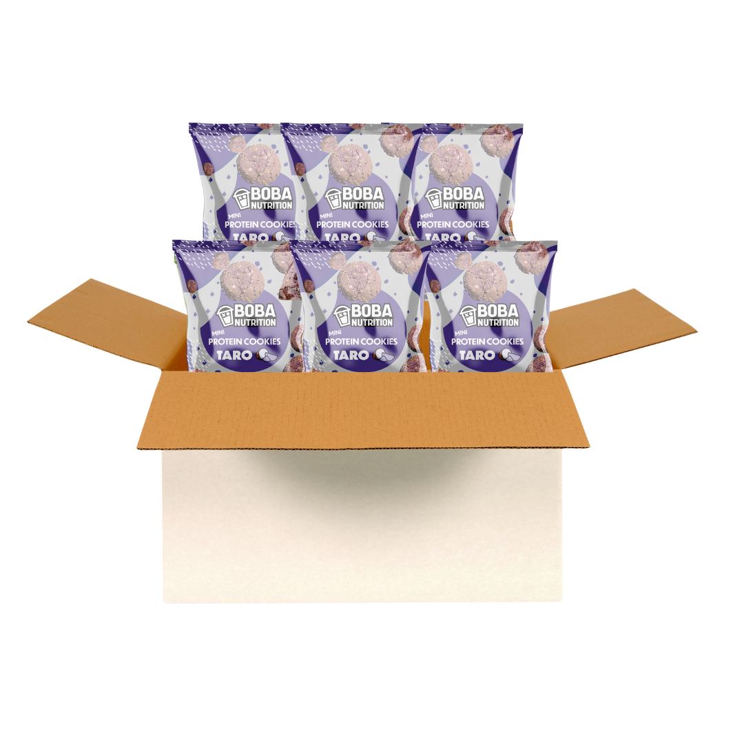 Free Taro Mini Protein Cookies (6 pack) Boba Nutritionss