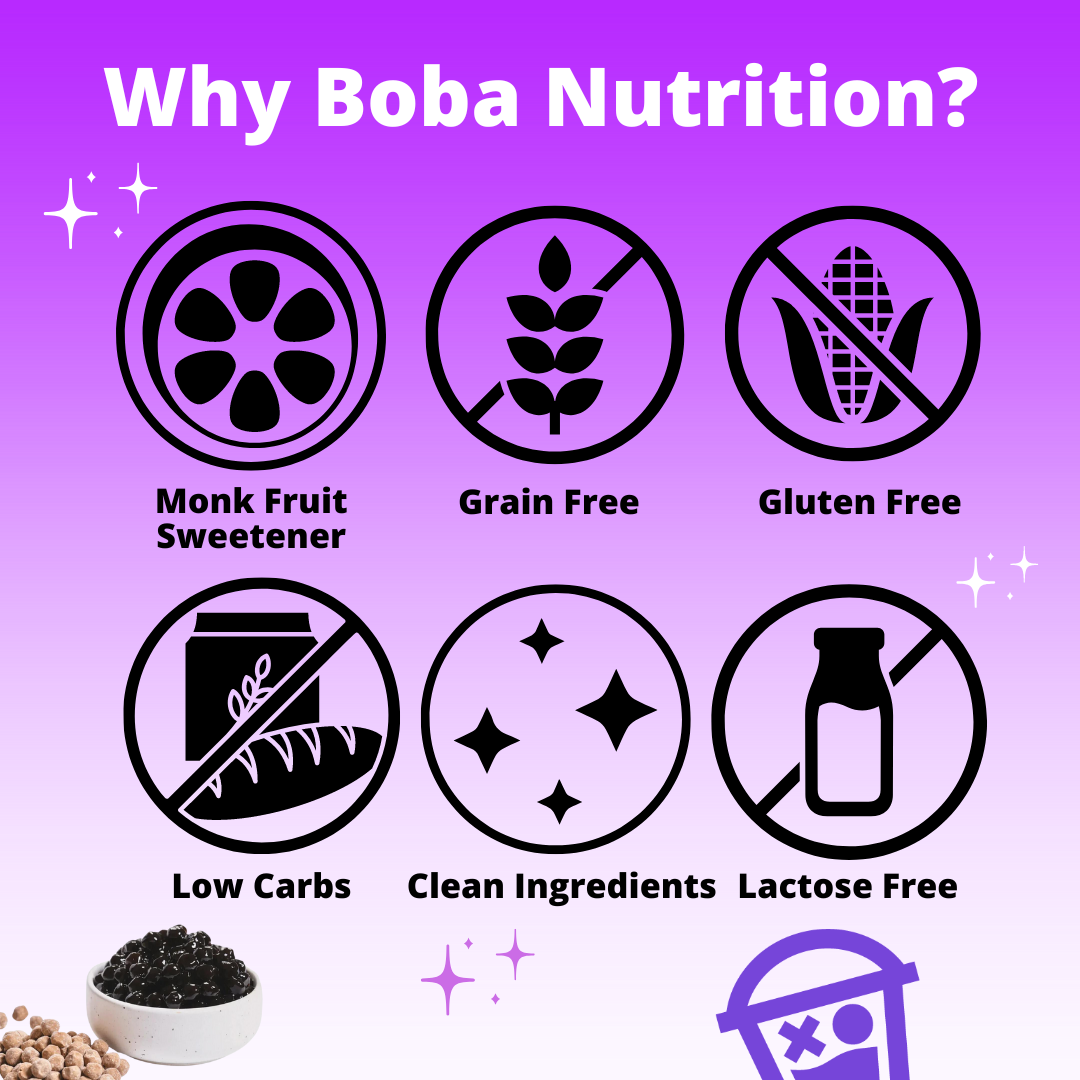 Vegan Matcha Protein Powder Boba Nutrition