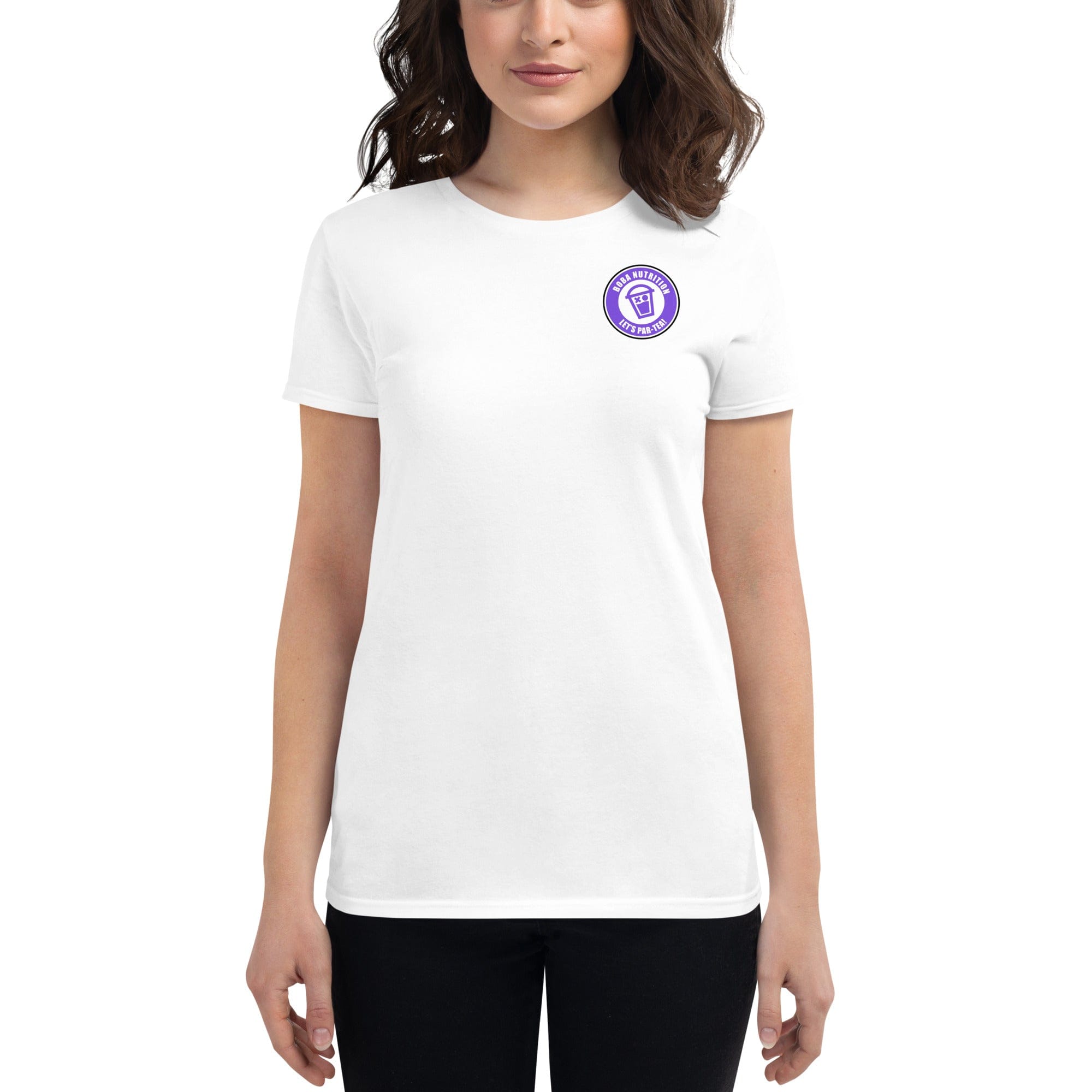 Women's Badge short sleeve t-shirt Boba Nutrition3